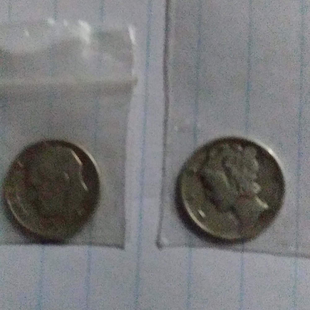 2 Dimes 1944.  1958